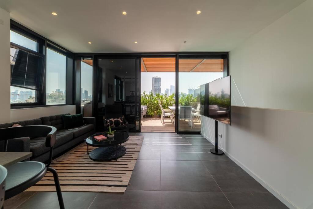 Amazing Penthouse On Gordon Beach 8 Guests Tel Aviv-Jaffa Exterior foto